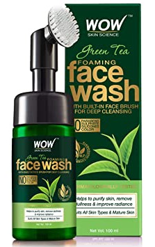 WOW skin science Wow Green Tea Foaming Face Wash