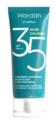 Wardah UV Shield Acne Calming Sunscreen Moisturizer SPF 35 Pa +++