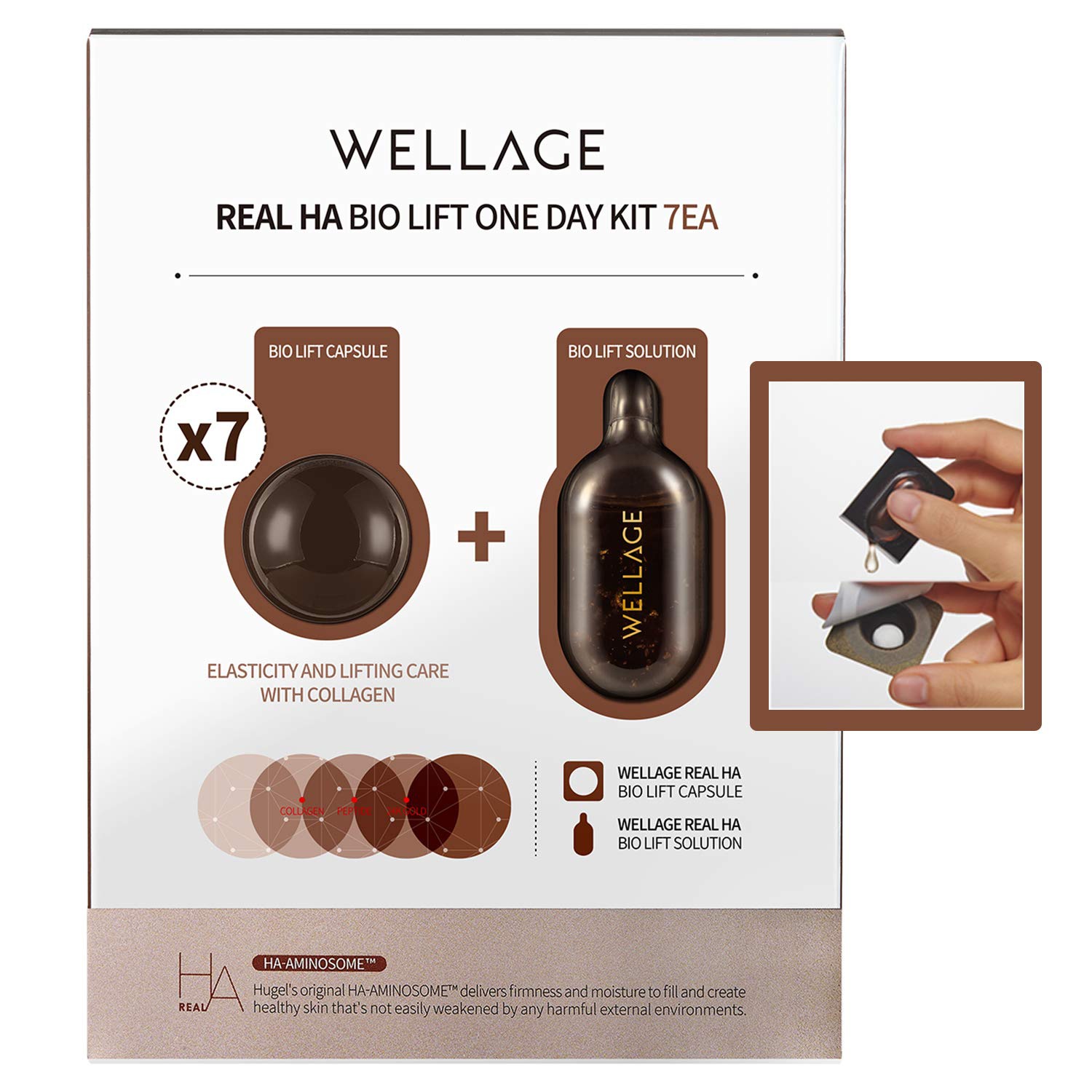 Wellage Real Ha Bio Lift One Day Kit 7Ea