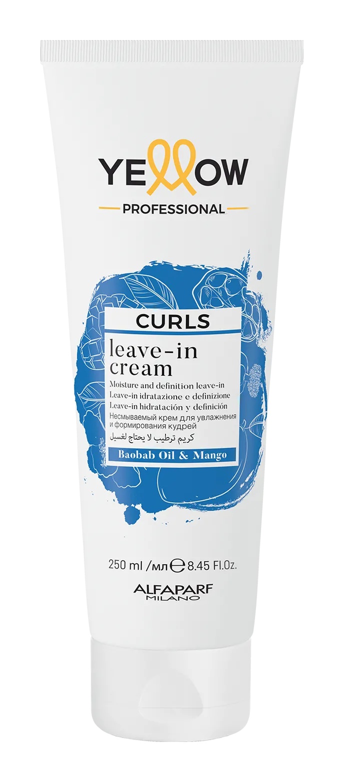 Yellow Professional Curls Leave-in Cream