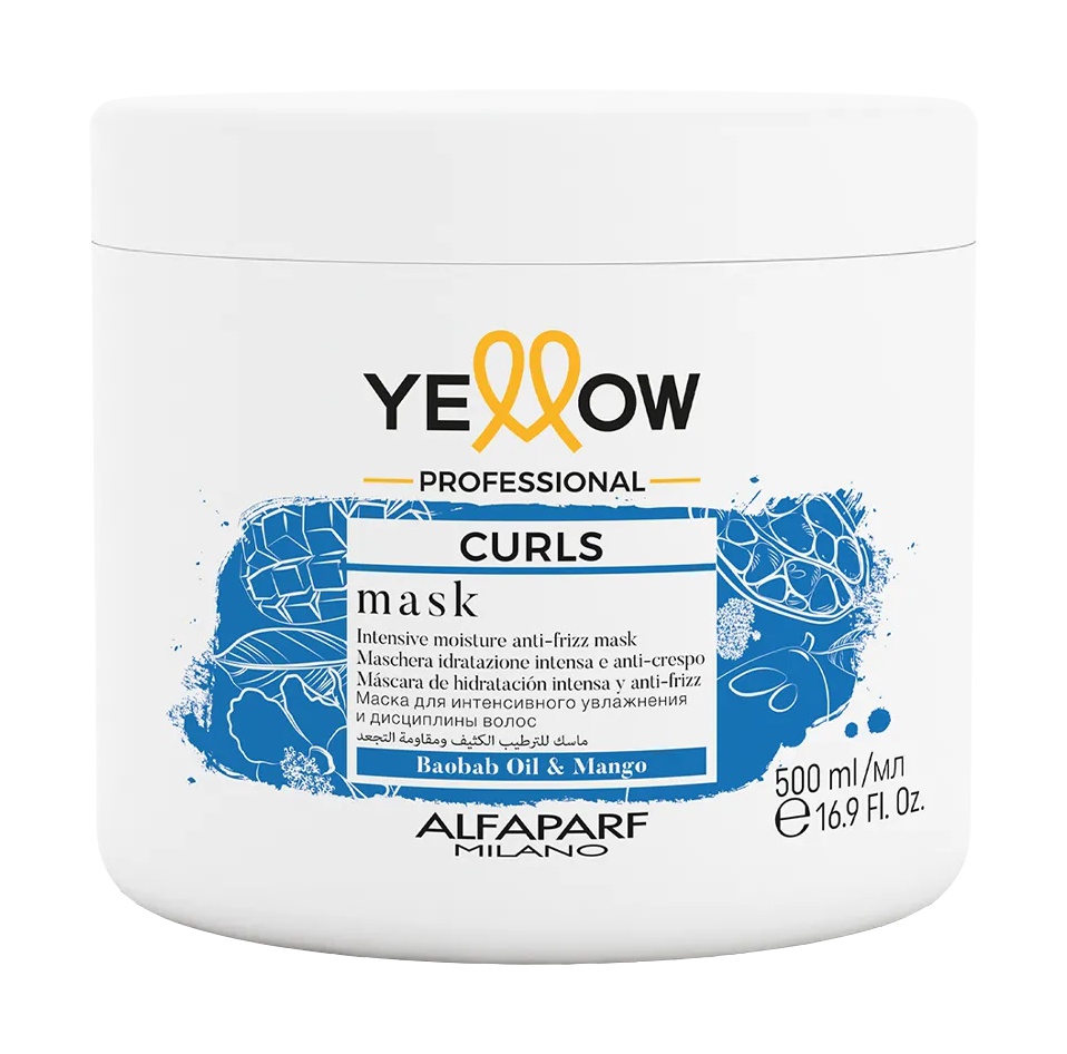 Yellow Professional Curls Mask