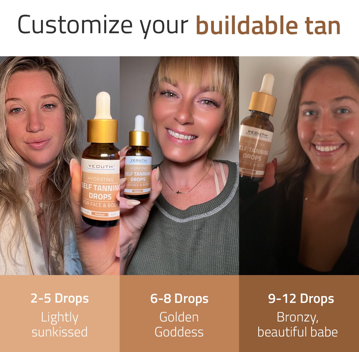 Yeouth self tanning drops