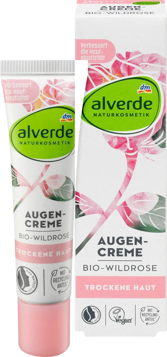 alverde Augencreme Bio-Wildrose
