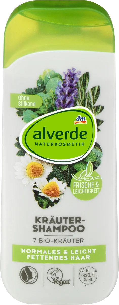 alverde Kräuter Shampoo 7 Bio-Kräuter