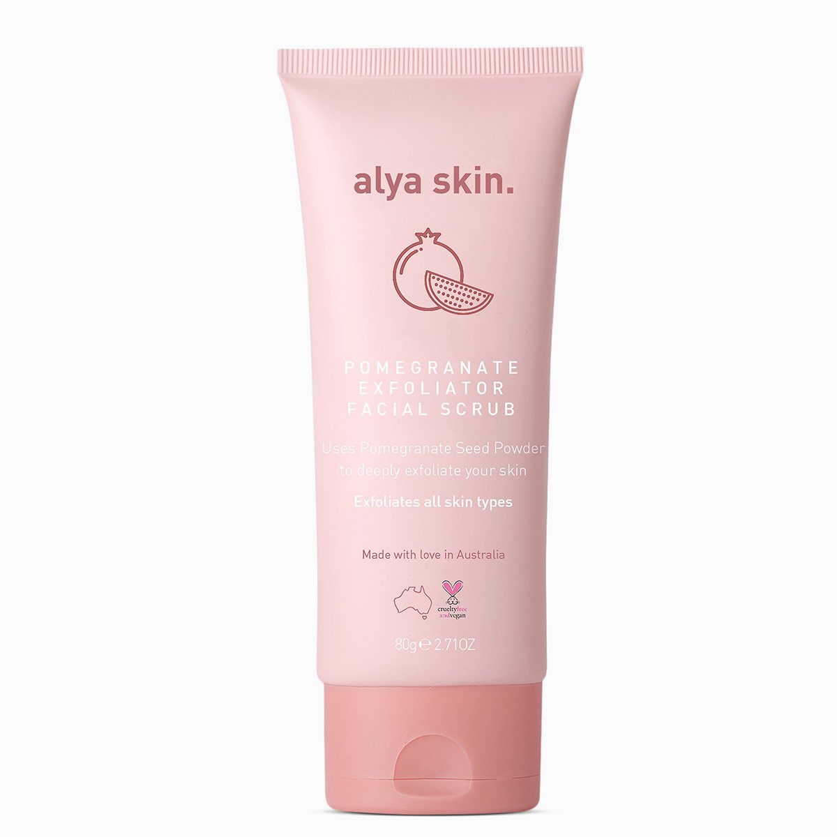 alya skin Pomegranate Facial Exfoliator