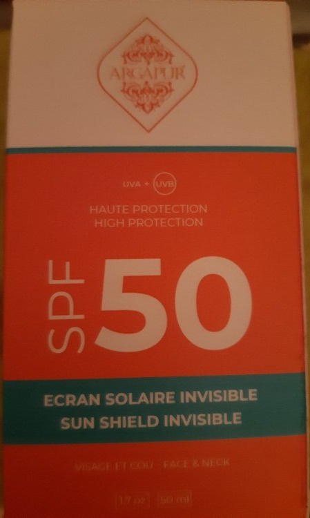 argapur Ecran Solaire Invisible SPF50