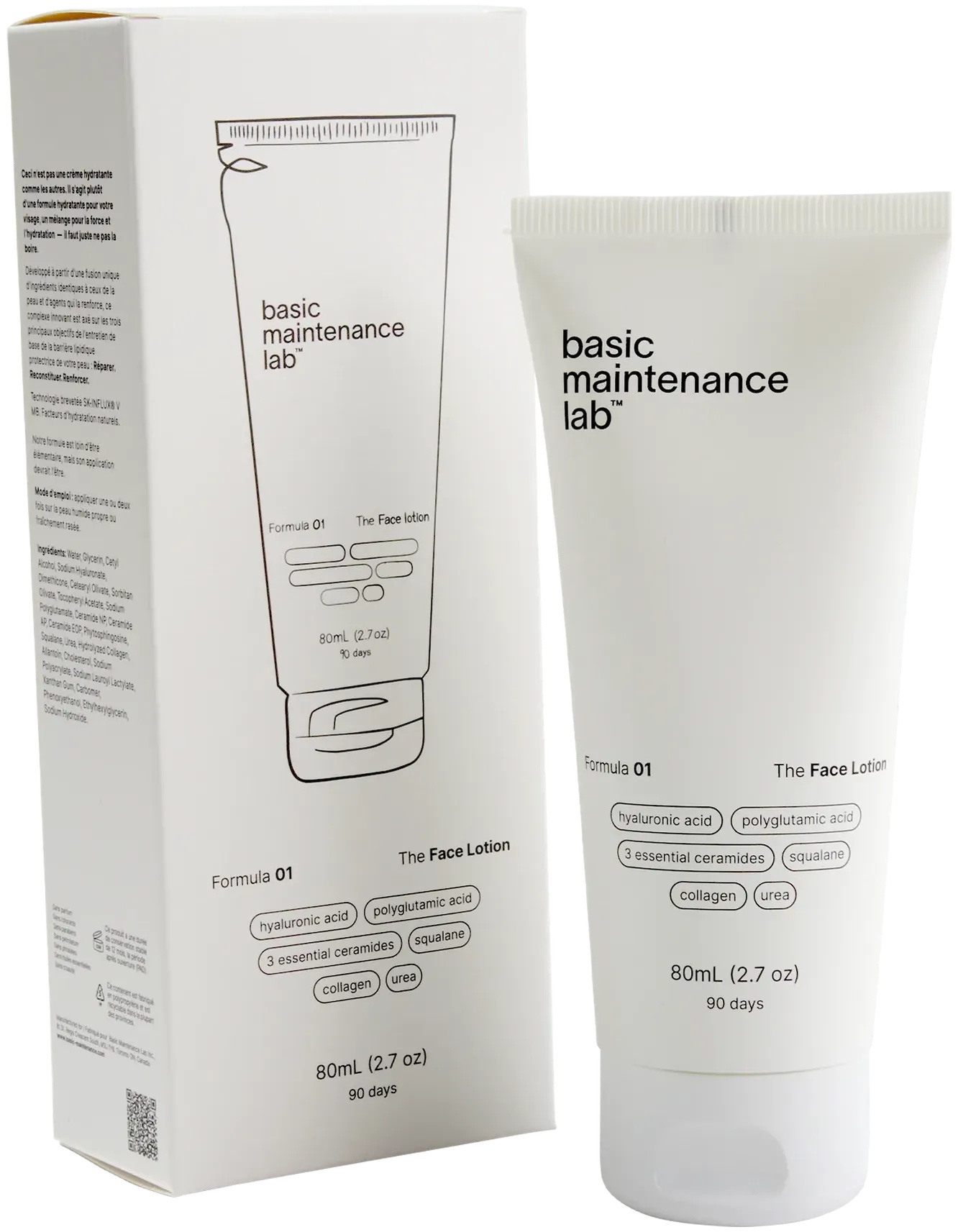 basic maintenance lab Formula 01 The Face Lotion