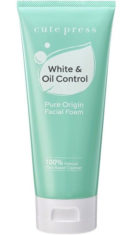 cute press Pure Origin White & Oil Control Facial Foam