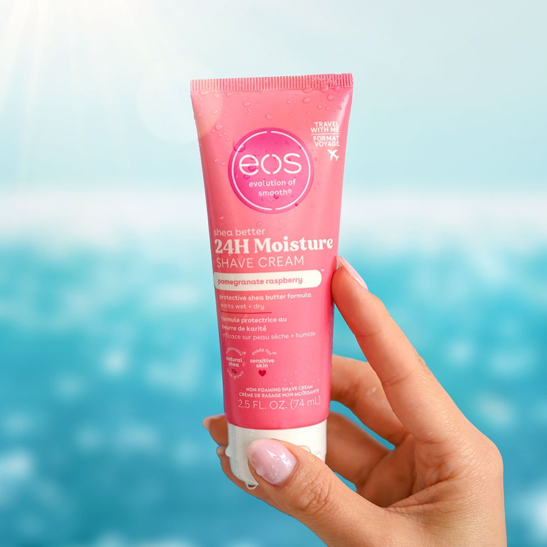 eos Pomegranate Raspberry Travel Shave Cream