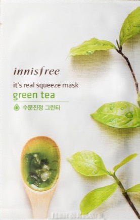innisfree It’S Real Squeeze Mask Green Tea