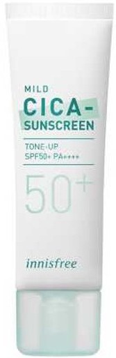 innisfree Mild Cica Sunscreen Tone-Up SPF50+ Pa++++