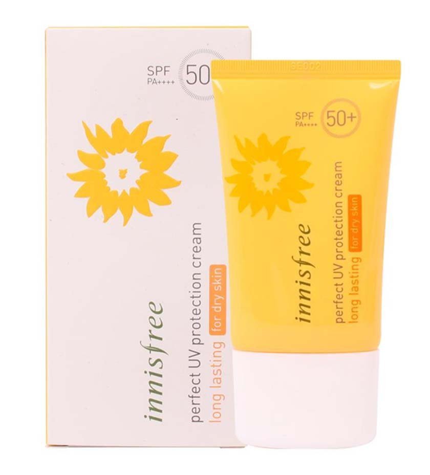innisfree Perfect Uv Protection Cream Long Lasting Spf 50 + Pa+++ For Dry Skin