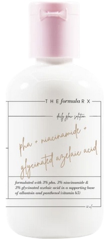 the formula rx PHA 3% + Niacinamide 3% + Glycinated Azelaic Acid 3% - Get Set Glow